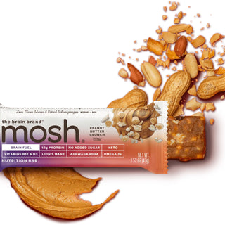 The Brain Brand Mosh Protein Bar - 1.52 OZ Peanut Butter Crunch (Mosh)