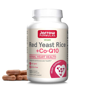 Red Yeast Rice + CoQ10 - 100 Veggie Capsules (Jarrow Formulas)