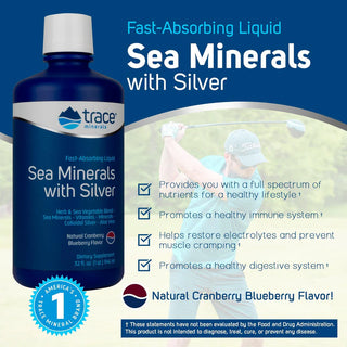 Sea Minerals w/ Silver - Trace Minerals Research