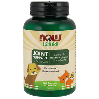 Joint Support for Dogs/Cats - 90 Chewable Tablets (NOW Pets)
