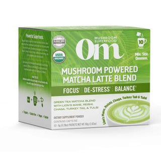Mushroom Powered Matcha Latte - Om Organic Mushroom Nutrition