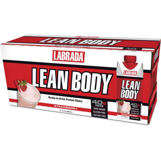 Lean Body RTD Protein Shake - Box of 12-17 FL OZ Strawberry (Lean Body)