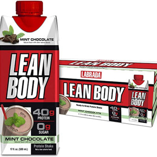 Lean Body RTD Protein Shake - Box of 12-17 FL OZ Mint Chocolate (Lean Body)
