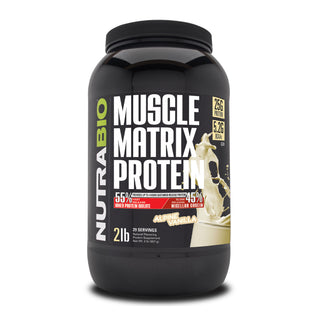 Muscle Matrix Protein - 2 LB - Alpine Vanilla (NutraBio)