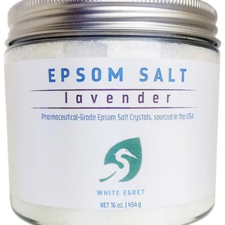 Epsom Salt Lavender - 16 OZ (White Egret)
