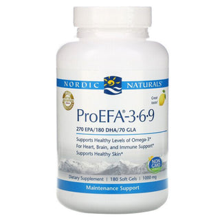 ProEFA®-3.6.9 1000 mg - 180 Lemon Soft Gels (Nordic Naturals)