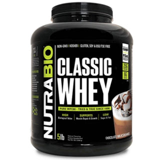 Classic Whey Protein - 5 LB - Chocolate Milkshake (NutraBio)